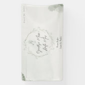 Tot ziens Juffrouw, Hallo Mevrouw | Bruidsfeest Ba Spandoek (Verticaal)