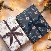 Tot ziens juffrouw Hallo mevrouw Bruidsfeest Flora Cadeaupapier