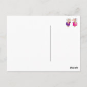 TOT ZIENS KANKER! Briefkaart van April McCallum (Achterkant)