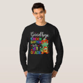 Tot ziens kleuterschool hallo eindexamen eerste kl t-shirt (Voorkant volledig)
