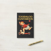 Tot ziens Klootzakroos Grappige Sarcastische Retro Post-it® Notes (Op bureau)