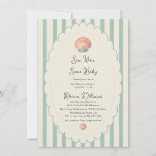 Tot Ziens Kust Baby Shower Kaart
