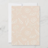 Tot Ziens Kust Baby Shower Uitnodiging (Achterkant)