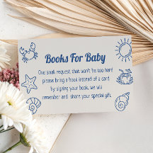 Tot ziens, kustbaby shower-boekverzoek