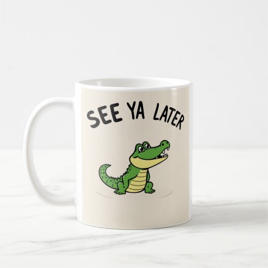 Tot Ziens Later Alligator Mok (Links)