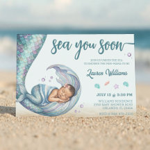 Tot Ziens Mermaid Baby Borrel