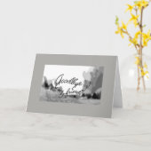 ** TOT ZIENS MIJN VRIEND** IK WENS JE HET BESTE KAART (Gele Bloem)