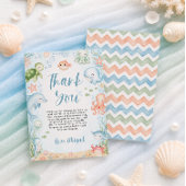 Tot Ziens Ocean Baby Shower Bedankt