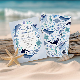 Tot Ziens Onder Zee Baby Borrel Jongen Kaart