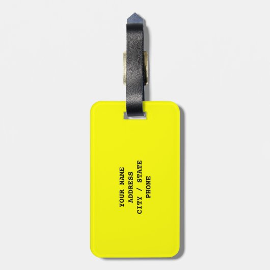 Tot ziens op het strand | bagagelabel tas en koffe (Achterkant verticaal)