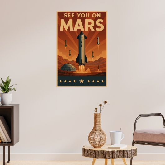 Tot ziens op Mars Poster (Woonkamer 3)