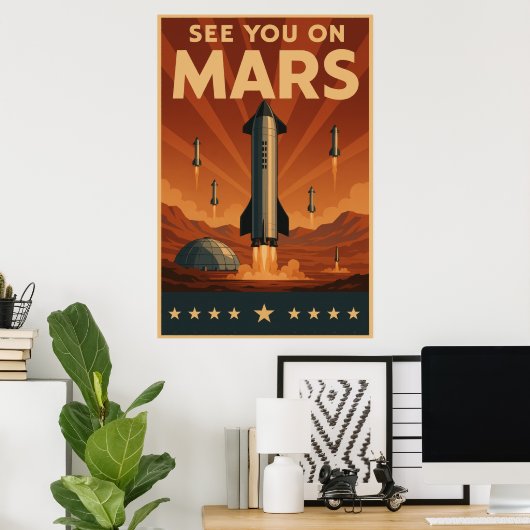 Tot ziens op Mars Poster (Thuiskantoor)