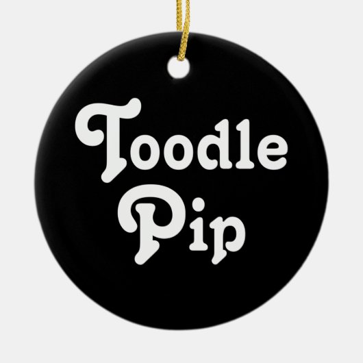 Tot ziens Pip Keramisch Ornament (Voorkant)
