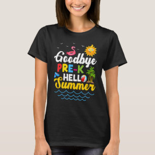 Tot ziens Pre K Teacher Student Kinder Hallo T-shirt