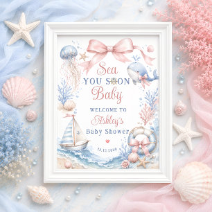 Tot Ziens Schatje Baby Baby Shower Welkom Poster