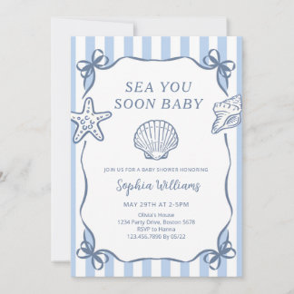 Tot Ziens Schatje De Zomer Baby Shower Uitnodiging