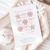 Tot Ziens Schatje Kust Baby Shower  Kaart