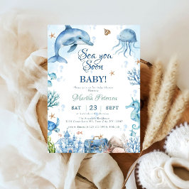 Tot Ziens Schelp Baby Borrel Kaart
