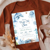 Tot Ziens Schelp Baby Shower Kaart