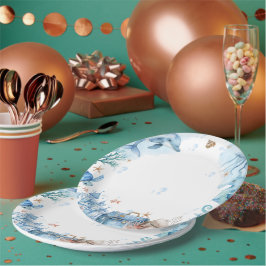 Tot Ziens Schelp Babyborrel Papieren Bordje