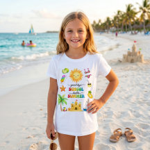 Tot ziens School Hallo Zomer Feest T-Shirt 