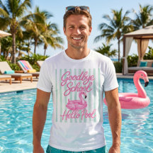Tot ziens School Hallo Zwembad T-Shirt