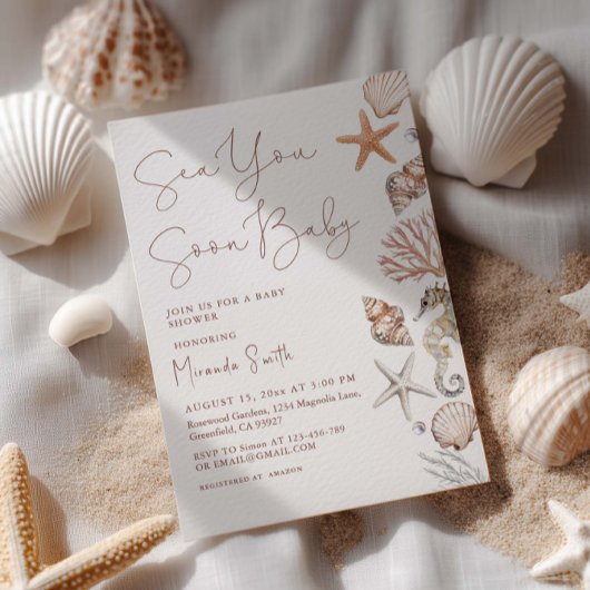 Tot Ziens Straks Kust Babyborrel Kaart