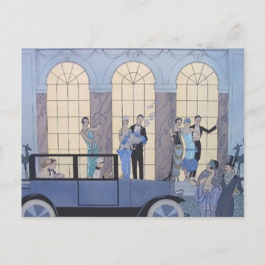 Tot ziens van George Barbier Briefkaart (Voorkant)