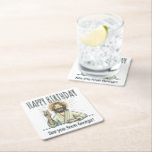 "Tot ziens", Verjaardagscadeau, 55 Kartonnen Onderzetters (Insitu)