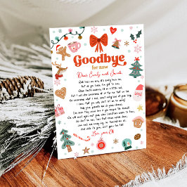 Tot ziens voor nu van je Elf Kerstbrief Kaart