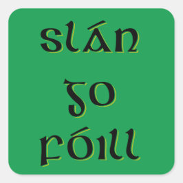 Tot ziens voor nu vierkante sticker