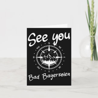 Tot ziens Wandelen Bad Bayersoien Duitsland Vakant Kaart