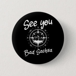 Tot ziens Wandelen Bad Sachsa Duitsland Vakantie S Ronde Button 5,7 Cm