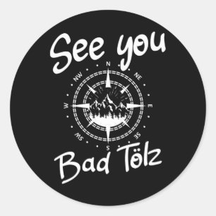 Tot ziens Wandelen Bad Tölz Duitsland Vakantie Ski Ronde Sticker