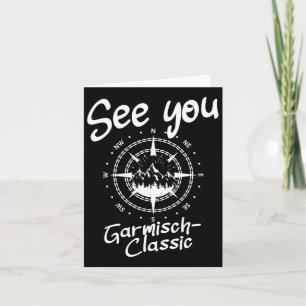 Tot ziens Wandelen Garmisch-klik Duitsland Vakanti Kaart