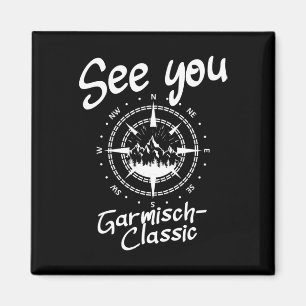 Tot ziens Wandelen Garmisch-klik Duitsland Vakanti Magneet