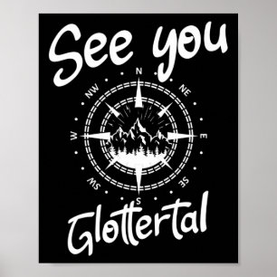 Tot ziens Wandelen Glottertal Duitsland Vakantie S Poster