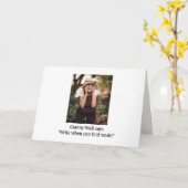 Tot ziens, we zijn door het wenskaart kaart (Gele Bloem)