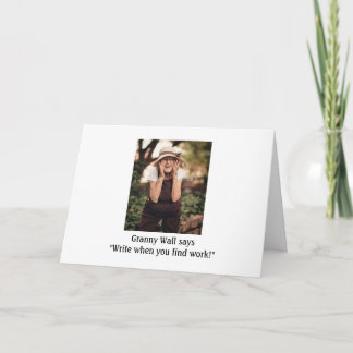 Tot ziens, we zijn door het wenskaart kaart