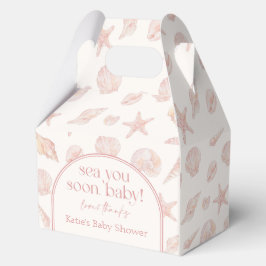 Tot ziens zeeschelpen Baby Shower Favor Boxes Bedankdoosjes