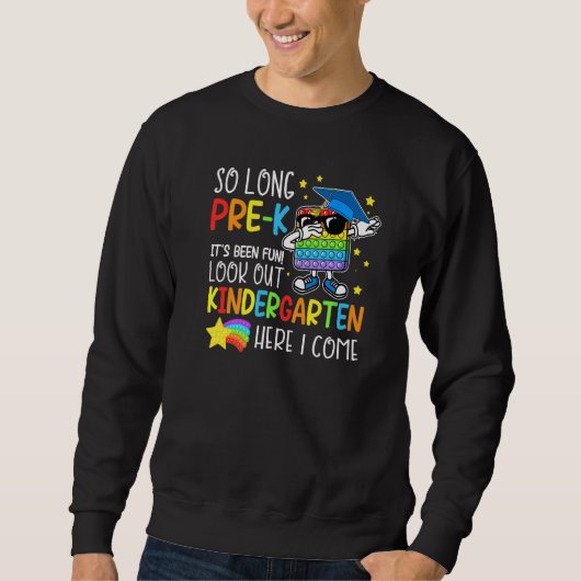 Tot Zo Lang Pre K Kleuterschool Hier Kom Ik Afstud Trui (Voorkant)