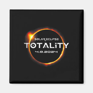 Totaal 4.08.2024 Totale Zonsverduistering 2024 Magneet