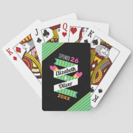 Totaal 80s Bruiloft Pokerkaarten