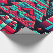 Totaal 80s Kerstpakpapier Cadeaupapier (Hoek)