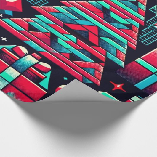 Totaal 80s Kerstpakpapier Cadeaupapier (Hoek)