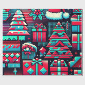 Totaal 80s Kerstpakpapier Cadeaupapier (Vlak)