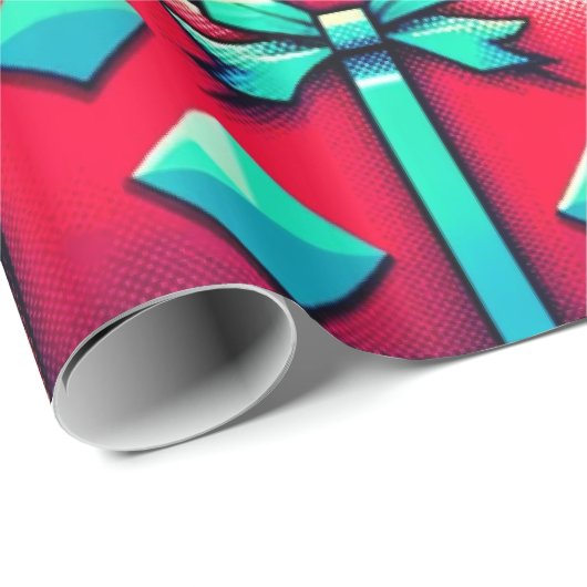 Totaal 80s Kerstpakpapier Cadeaupapier (Rol Hoek)