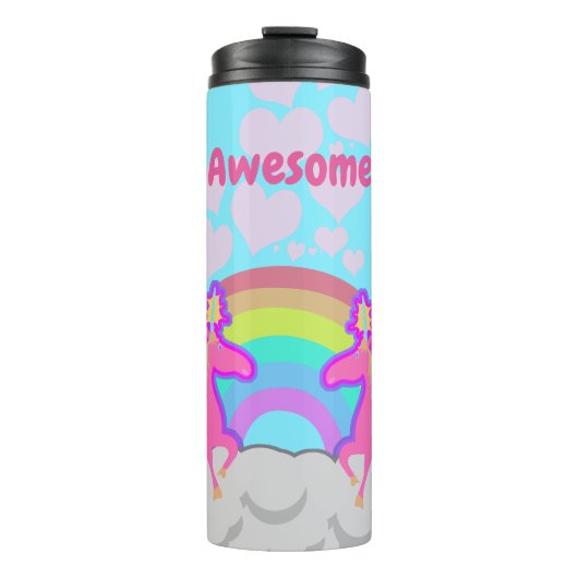 Totaal 80's Unicorn Thermosbeker (Voorkant)