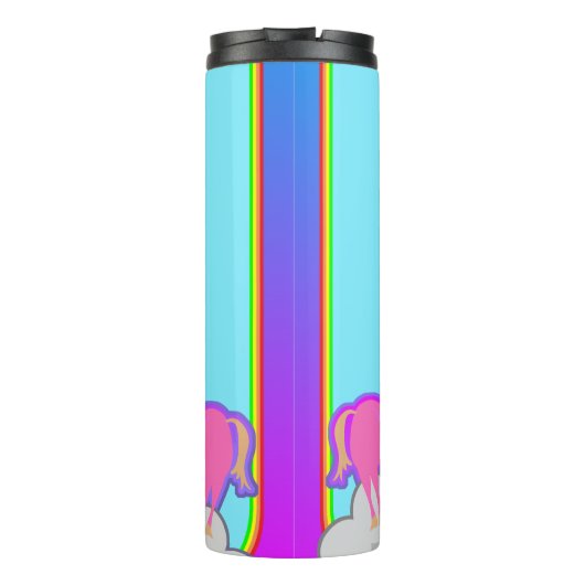 Totaal 80's Unicorn Thermosbeker (Achterkant)