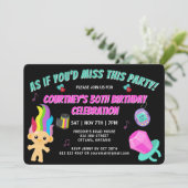 Totaal 90s Retro Verjaardagsfeest Uitnodiging (Staand voorkant)